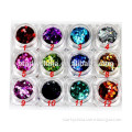 New fashion plastic material glitter star nail art decoration